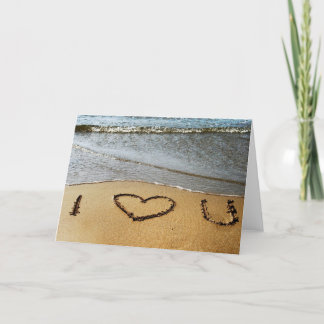Love On The Beach Greeting Card