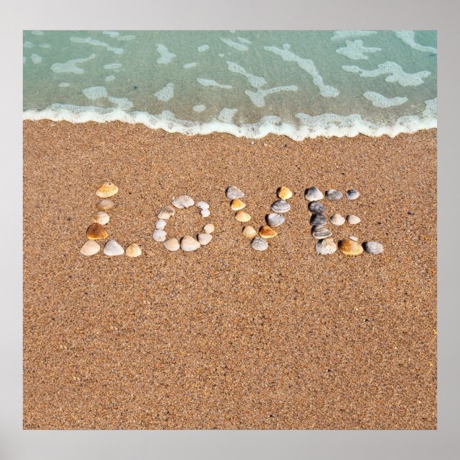 Love on the Beach Poster (Front)