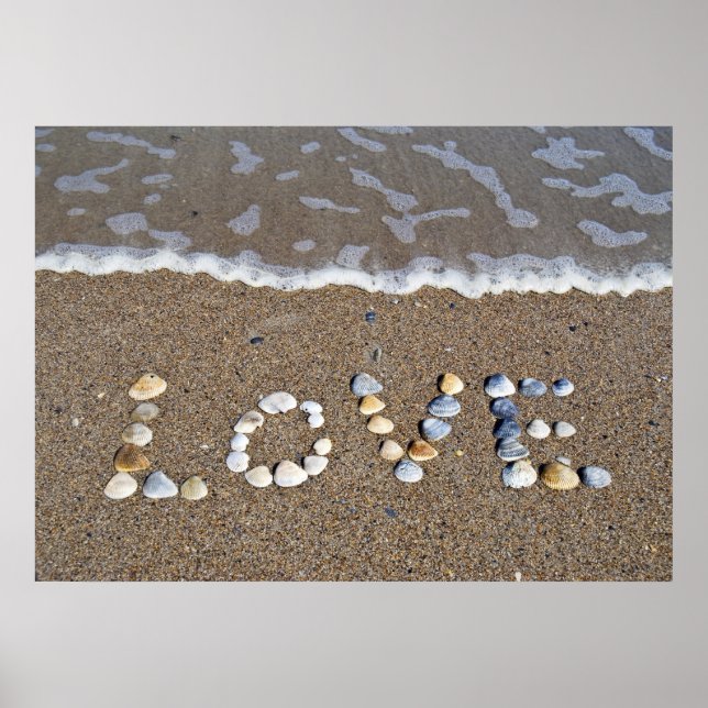 Love on the beach print (Front)