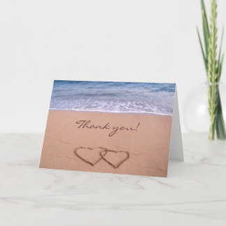 Love on the Beach Thank you Card