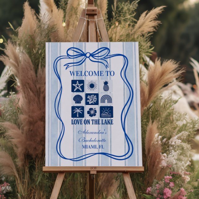 Love on the Lake Bachelorette Bash Foam Board (Creator Uploaded)