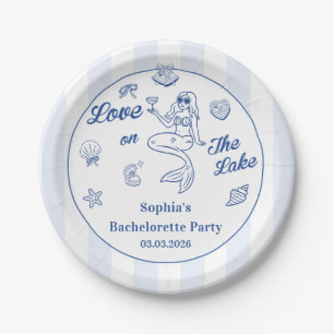 Love On The Lake Bachelorette Party  Paper Plates