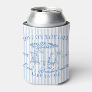 Love On The Lake Bachelorette Personalized Can Cooler