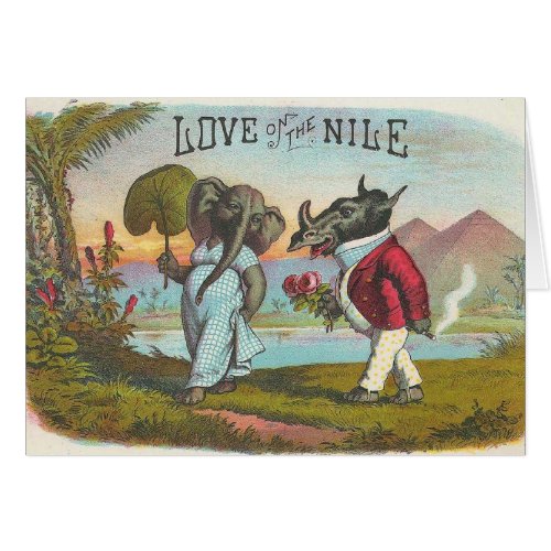 Love On The Nile Vintage Cigar Label Art