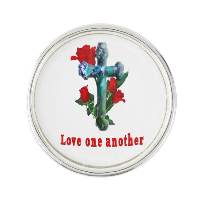 Love one abother lapel pin (Front)