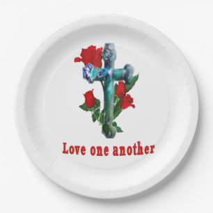 Love one abother paper plates