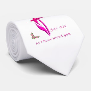 Love one another as I have loved you Neck Tie