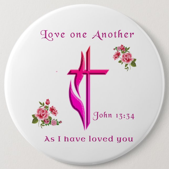 Love one another button (Front)
