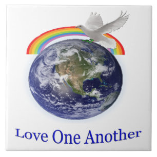 Love one Another Ceramic Tile