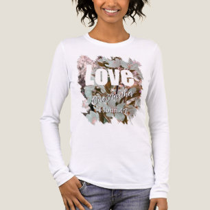 Love One Another Cherry Blossom Tri-Blend Shirt