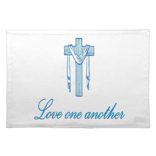 Love one Another Cloth Placemat (Front)