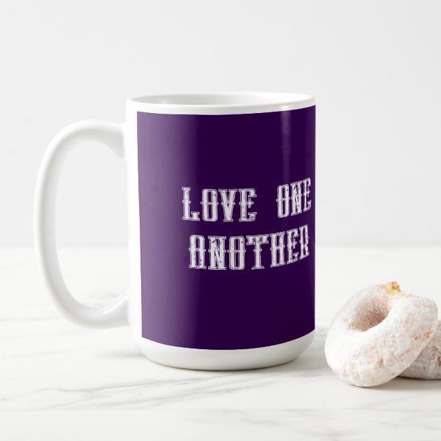 Love one another  coffee mug (With Donut)