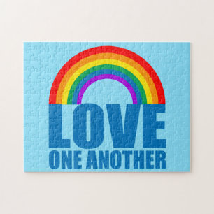 Love One Another Inspirational Christian Verse Jigsaw Puzzle
