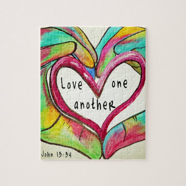 LOVE ONE ANOTHER JIGSAW PUZZLE (Vertical)