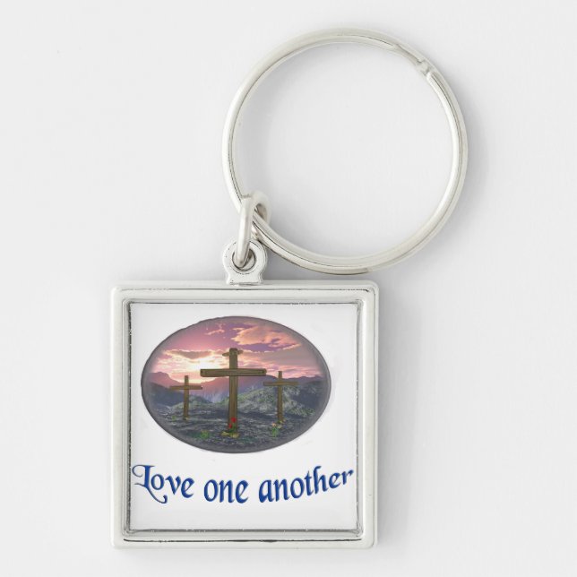 Love one another keychain (Front)