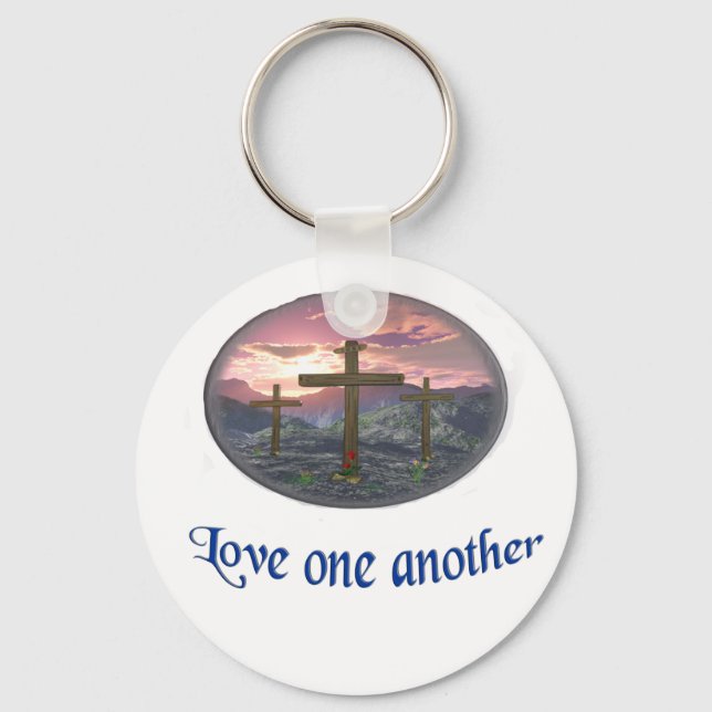 Love one another keychain (Front)