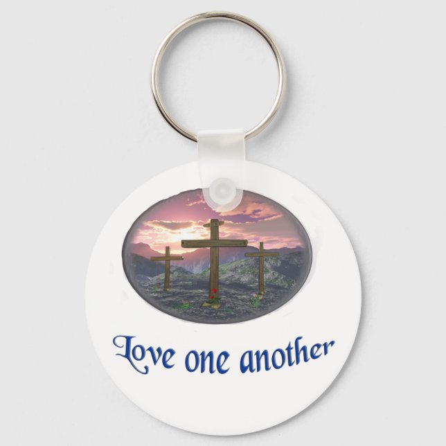Love one another keychain (Front)