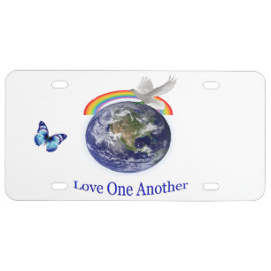 Love one Another License Plate