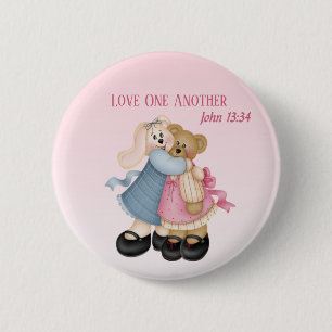 Love One Another Pinback Button