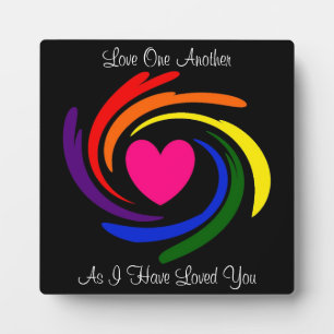 LOVE ONE ANOTHER PLAQUE
