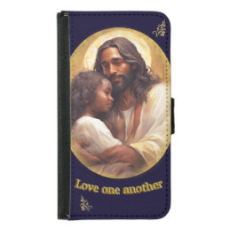 Love one another samsung galaxy s5 wallet case