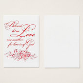 Love one another sharing Card (Front & Back)
