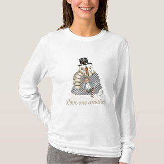 Love One Another Snowman T-shirts and Gifts