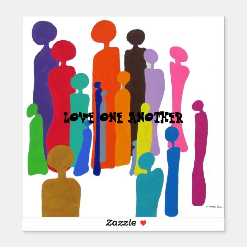LOVE ONE ANOTHER STICKER