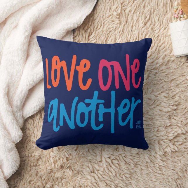 Love one another throw pillow (Blanket)