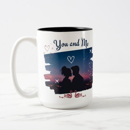  Love One _ Express Your Affection with Heartfelt Two_Tone Coffee Mug