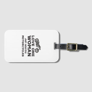 Love One Woman And Several Motorcycles Essential Luggage Tag