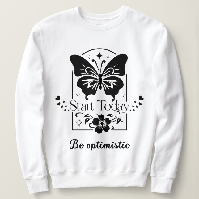 Love optimism t t-shirt sweatshirt (Design Front)