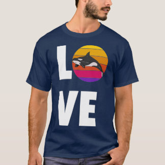 Love Orca Killer Whale Orca Lover Beach T-Shirt