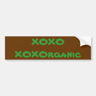 love organic bumpersticker bumper sticker