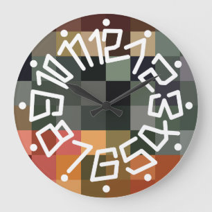 Love ORIGINALS NUMBERS by Masanser Large Clock