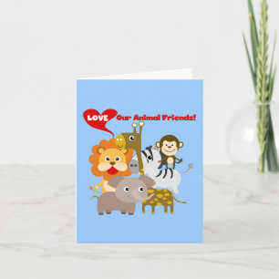 Love Our Animal Friends Card