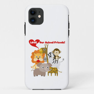 Love Our Animal Friends iPhone 11 Case