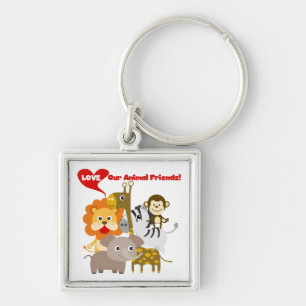 Love Our Animal Friends Keychain