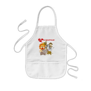 Love Our Animal Friends Kids' Apron