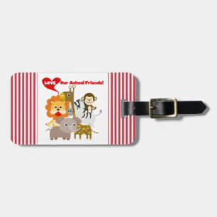 Love Our Animal Friends Luggage Tag