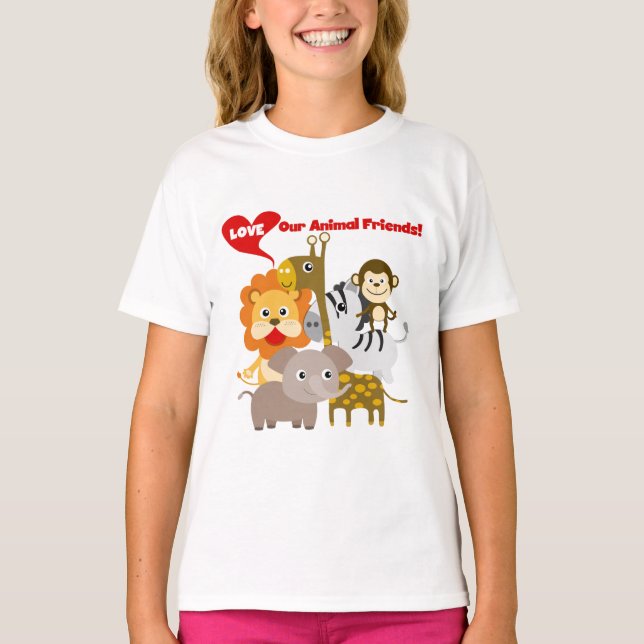 Love Our Animal Friends T-Shirt (Front)