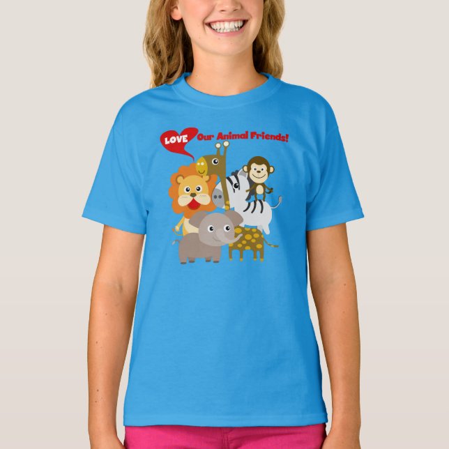 Love Our Animal Friends T-Shirt (Front)