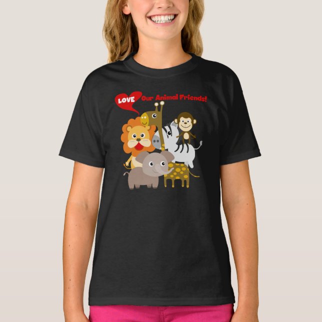 Love Our Animal Friends T-Shirt (Front)
