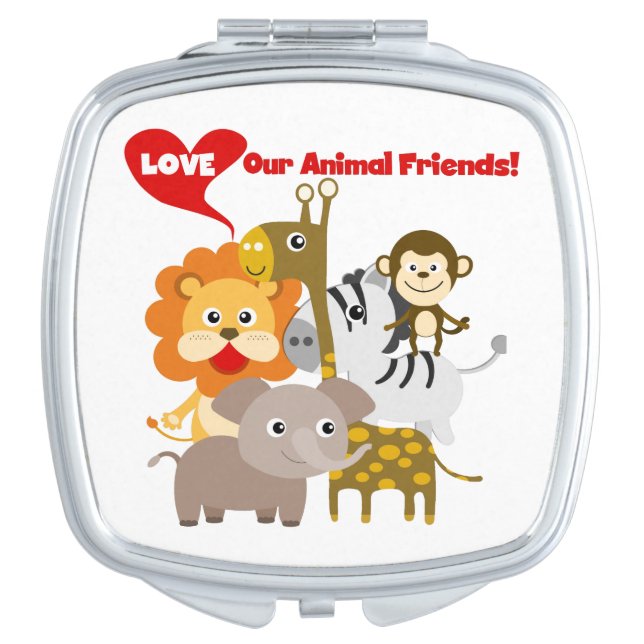 Love Our Animal Friends Vanity Mirror (Front)