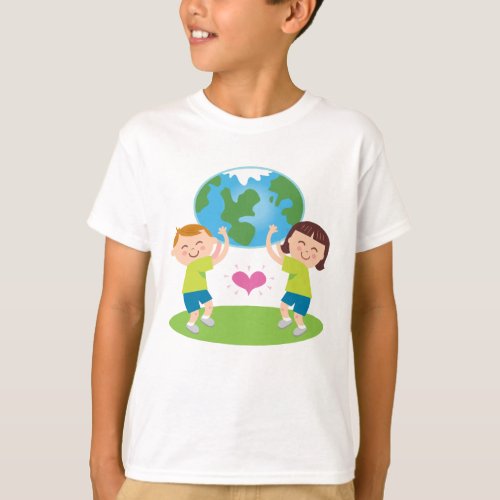 Love Our Earth T_Shirts for Kids