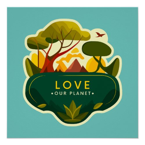 Love our Planet Poster