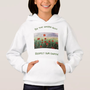 Love our Poppy Fields Nature Sweatshirt for Girls