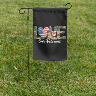 Love Our Veterans Day Proud Military American Flag