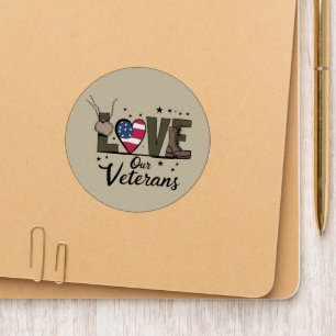 Love Our Veterans Day Proud Military Veteran Day  Patch