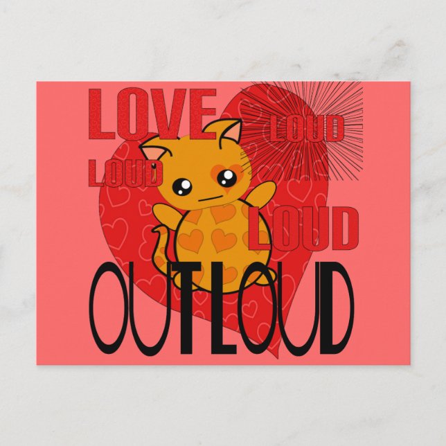 Love Out Loud Postcard (Front)